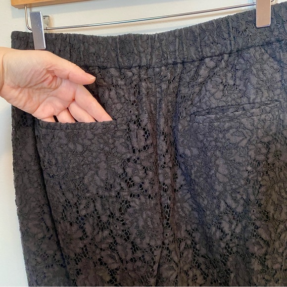 Elegant Black Lace Pants-- - Picture 6 of 9